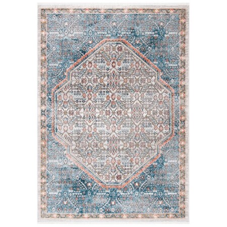 Safavieh Shivan Power Loomed Square Area Rug Blue & Red - 6 ft. -7 in. x 6 ft. -7 in. SHV714M-7SQ
